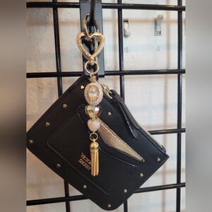 Victoria's Secret X BeadBrain.net Black and Gold Card Holder Christmas Gift!